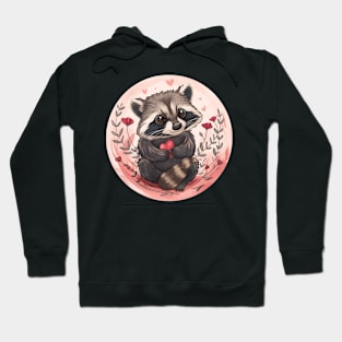 Raccoon Lover Design Hoodie